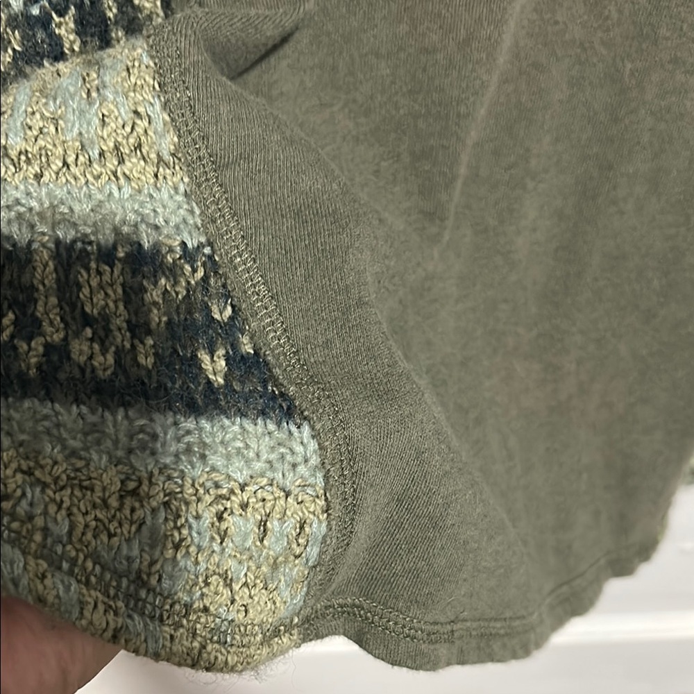 Free People Green Relaxed Long Sleeve Sweatshirt - Picture 4 of 9
